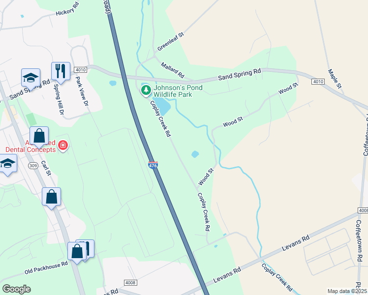 map of restaurants, bars, coffee shops, grocery stores, and more near 4211 Coplay Creek Rd in Schnecksville