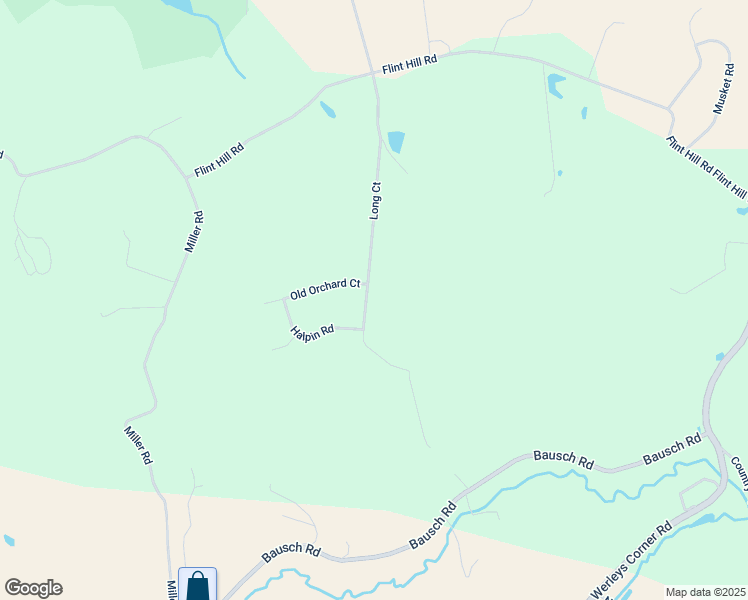 map of restaurants, bars, coffee shops, grocery stores, and more near 5783 Long Court in New Tripoli