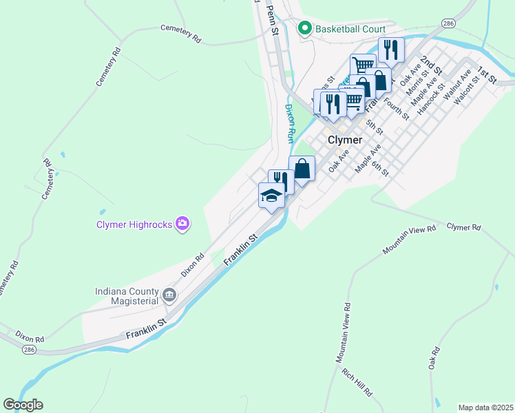 1051 Dixon Road, Clymer PA Walk Score