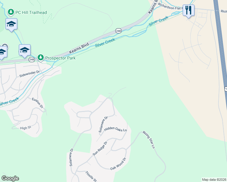 map of restaurants, bars, coffee shops, grocery stores, and more near 3763 Fox Tail Trail in Park City