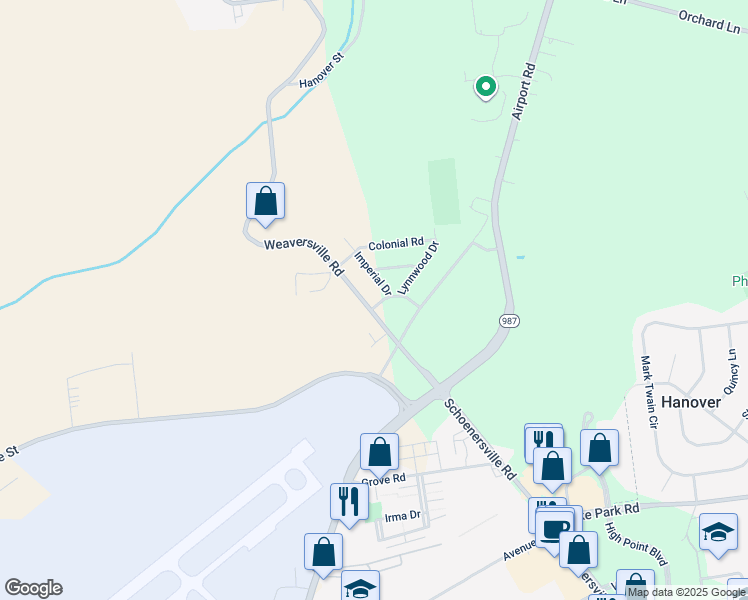 map of restaurants, bars, coffee shops, grocery stores, and more near 12 Victoria Dr in Allentown