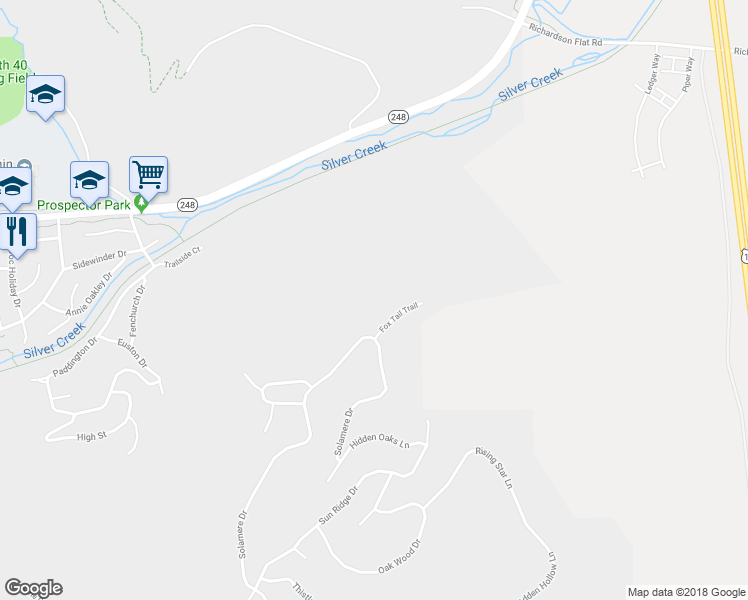 map of restaurants, bars, coffee shops, grocery stores, and more near 3763 Fox Tail Trail in Park City