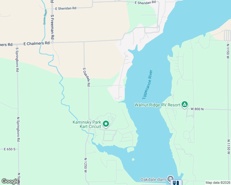 map of restaurants, bars, coffee shops, grocery stores, and more near 5837-5999 Richey Lane in Monticello
