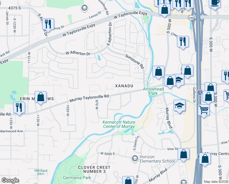 map of restaurants, bars, coffee shops, grocery stores, and more near 4764 Anna Racquel Circle in Taylorsville