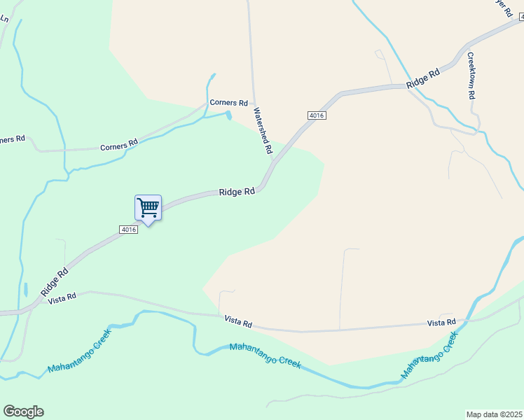 map of restaurants, bars, coffee shops, grocery stores, and more near 1549 Ridge Road in Klingerstown