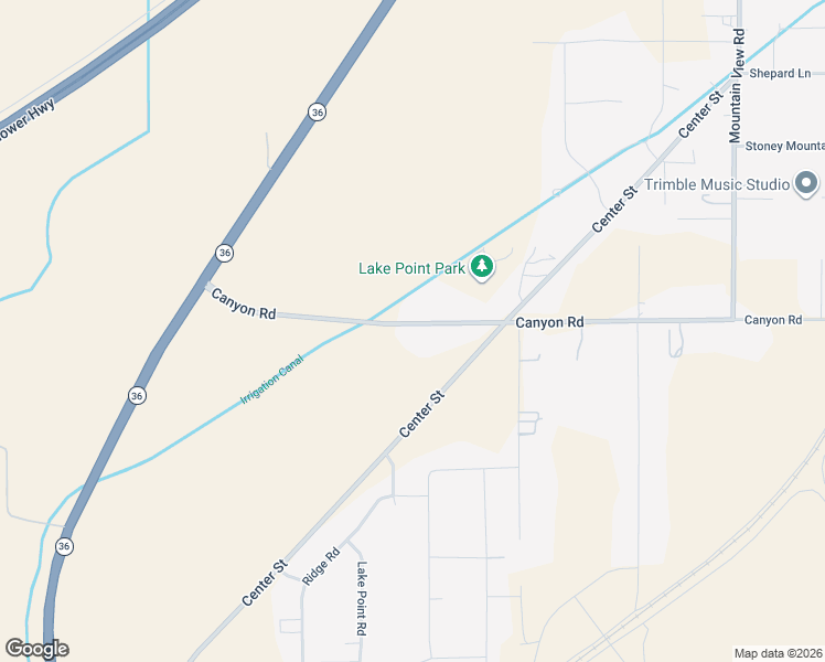 map of restaurants, bars, coffee shops, grocery stores, and more near 1252 Canyon Road in Lake Point