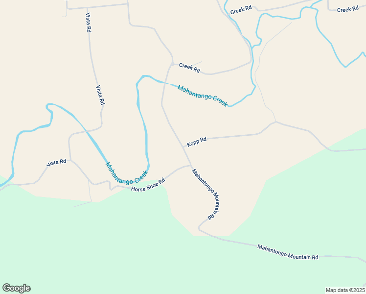 map of restaurants, bars, coffee shops, grocery stores, and more near Mahantongo Mountain Road in Klingerstown