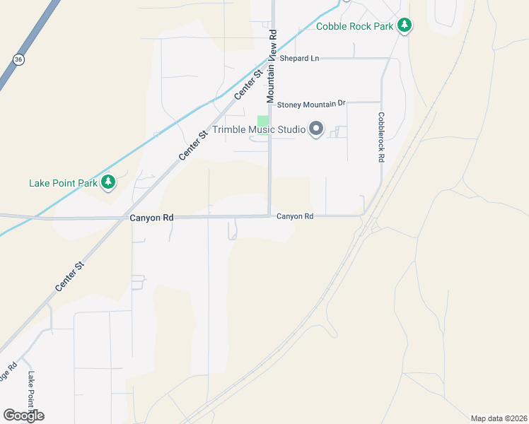 map of restaurants, bars, coffee shops, grocery stores, and more near 7659 Mountain View Road in Lake Point