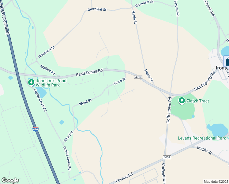 map of restaurants, bars, coffee shops, grocery stores, and more near 4242 Rosewood Road in Schnecksville