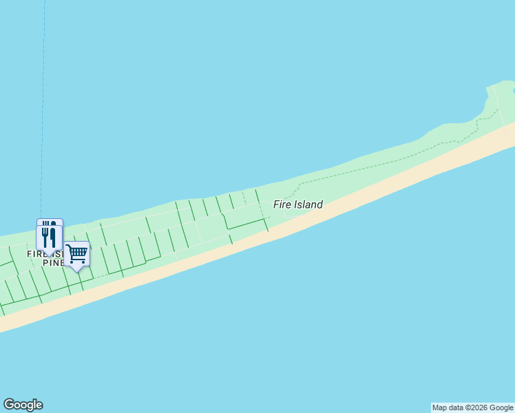 map of restaurants, bars, coffee shops, grocery stores, and more near 527 Fire Island Boulevard in Sayville
