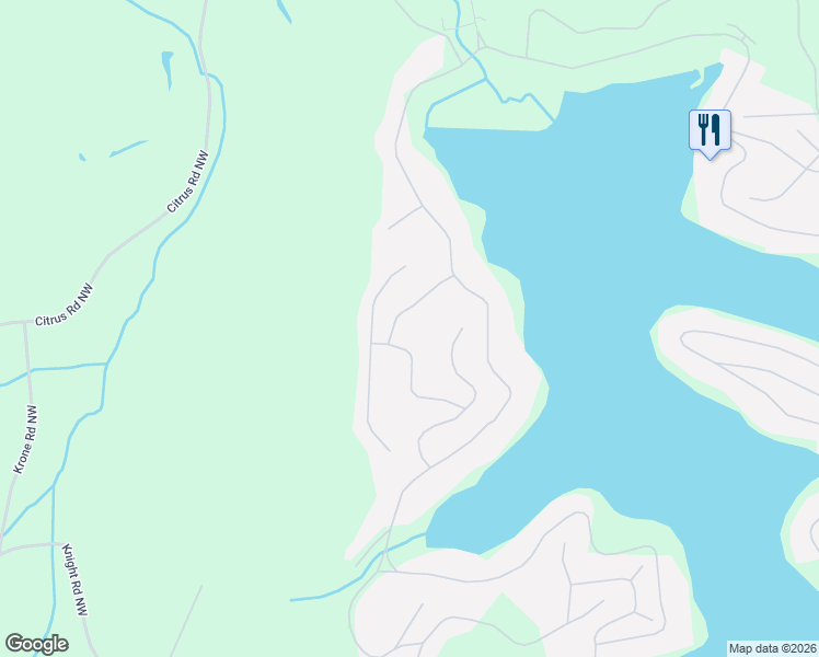 map of restaurants, bars, coffee shops, grocery stores, and more near 12 Pontiac Trail in Malvern
