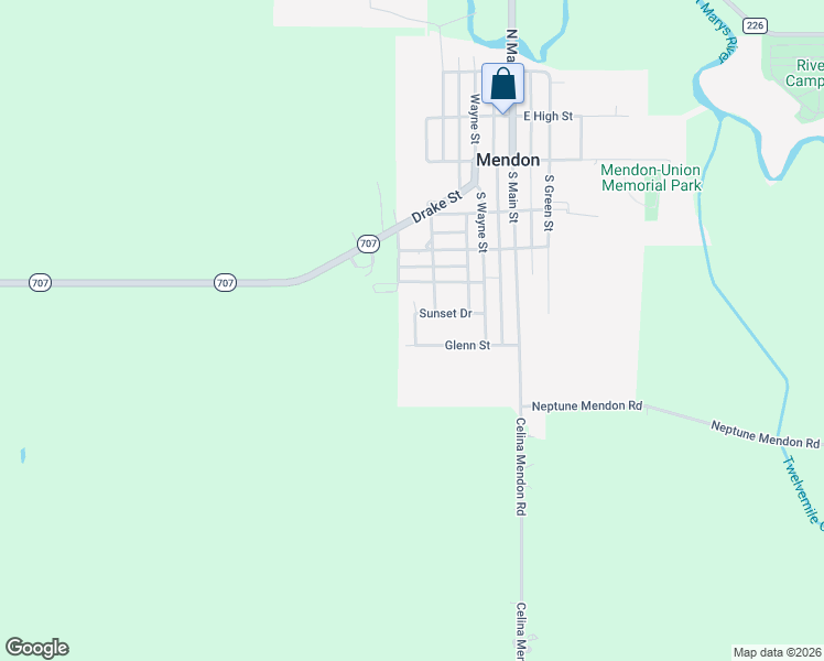 map of restaurants, bars, coffee shops, grocery stores, and more near 335 Sunset Drive in Mendon