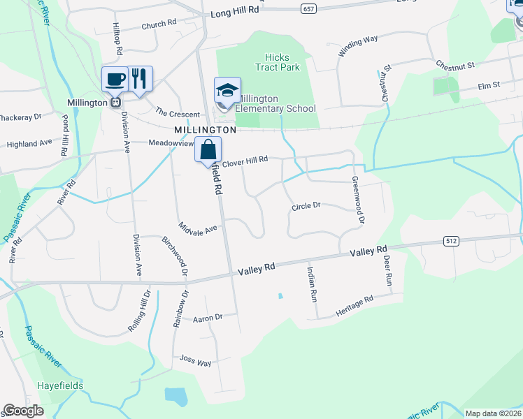 map of restaurants, bars, coffee shops, grocery stores, and more near 87 Fawn Ridge Drive in Long Hill