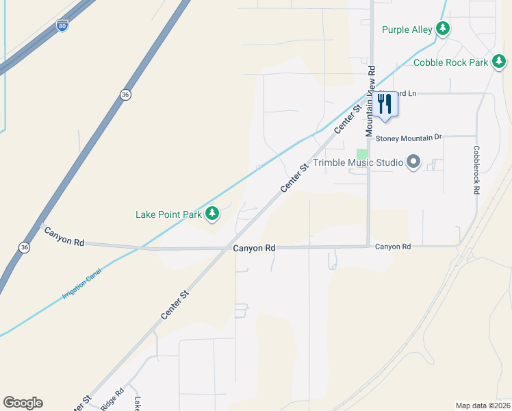 map of restaurants, bars, coffee shops, grocery stores, and more near 7711 Center Street in Tooele