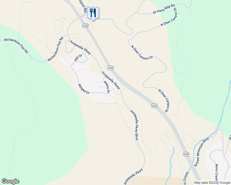 map of restaurants, bars, coffee shops, grocery stores, and more near 13292 Alexis Drive in Kamas