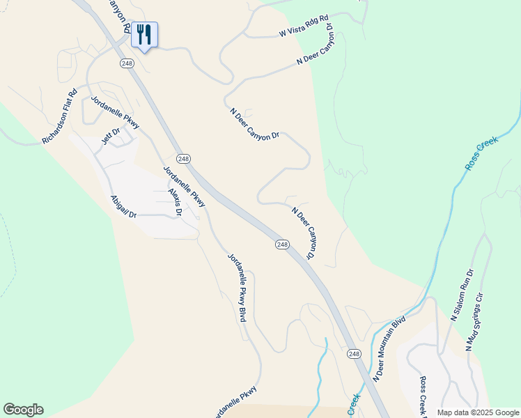 map of restaurants, bars, coffee shops, grocery stores, and more near 13341 North Deer Canyon Drive in Heber City