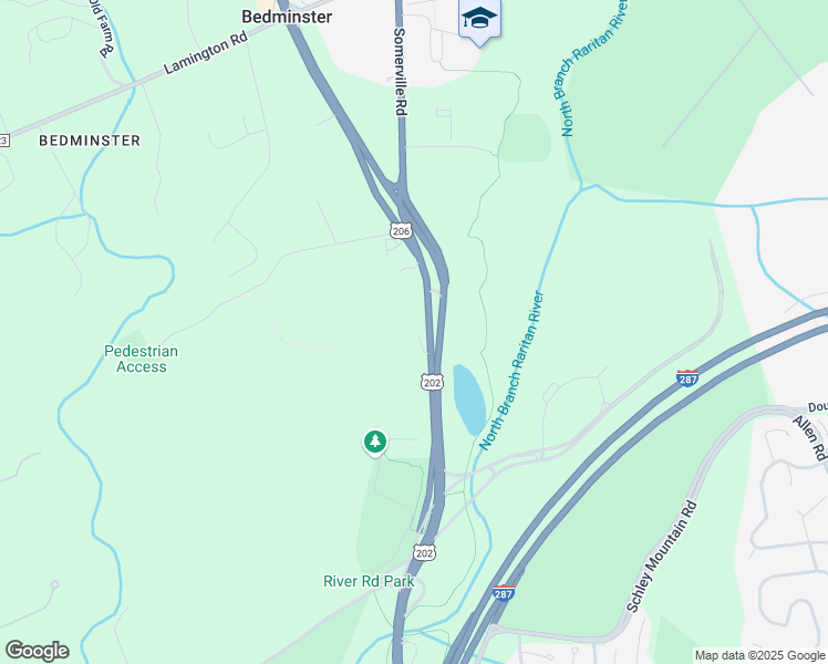 map of restaurants, bars, coffee shops, grocery stores, and more near 1115 U.S. 206 in Bedminster Township