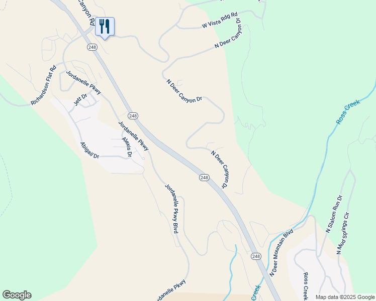 map of restaurants, bars, coffee shops, grocery stores, and more near 13341 North Deer Canyon Drive in Heber City