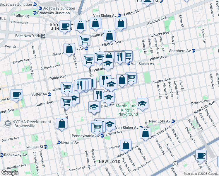 map of restaurants, bars, coffee shops, grocery stores, and more near 397 Vermont Street in Brooklyn