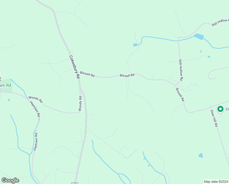 map of restaurants, bars, coffee shops, grocery stores, and more near 91 Bissell Road in Lebanon
