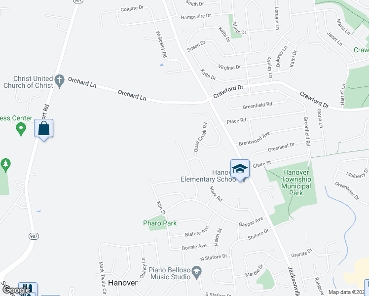 map of restaurants, bars, coffee shops, grocery stores, and more near 3810 Sydna Street in Bethlehem
