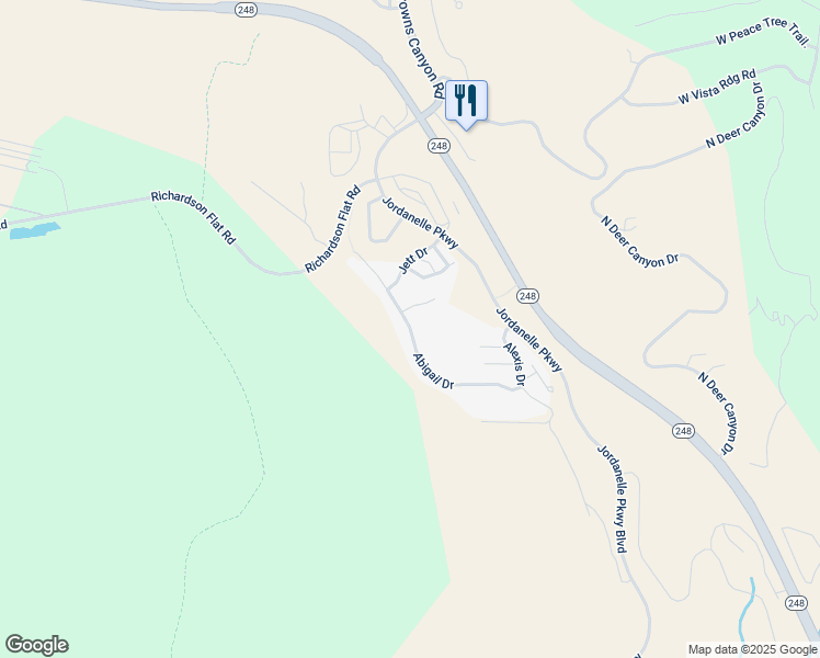 map of restaurants, bars, coffee shops, grocery stores, and more near 906 Abigail Drive in Heber City