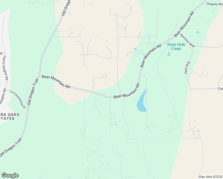 map of restaurants, bars, coffee shops, grocery stores, and more near 13160 Bear Mountain Rd in Redding