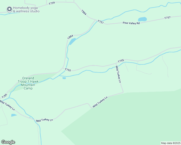 map of restaurants, bars, coffee shops, grocery stores, and more near Indian Run Road in New Ringgold