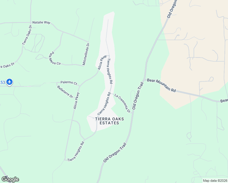 map of restaurants, bars, coffee shops, grocery stores, and more near 19950 La Crescenta Drive in Redding