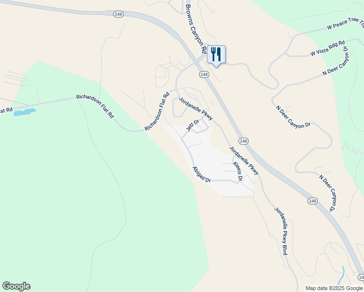 map of restaurants, bars, coffee shops, grocery stores, and more near 1135 Abigail Drive in Kamas