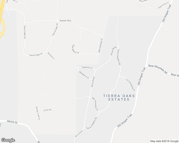 map of restaurants, bars, coffee shops, grocery stores, and more near 19477 Palermo Court in Redding
