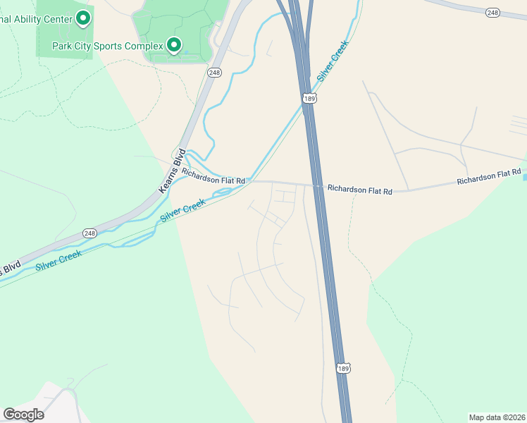map of restaurants, bars, coffee shops, grocery stores, and more near 4093 Kenai Court in Park City