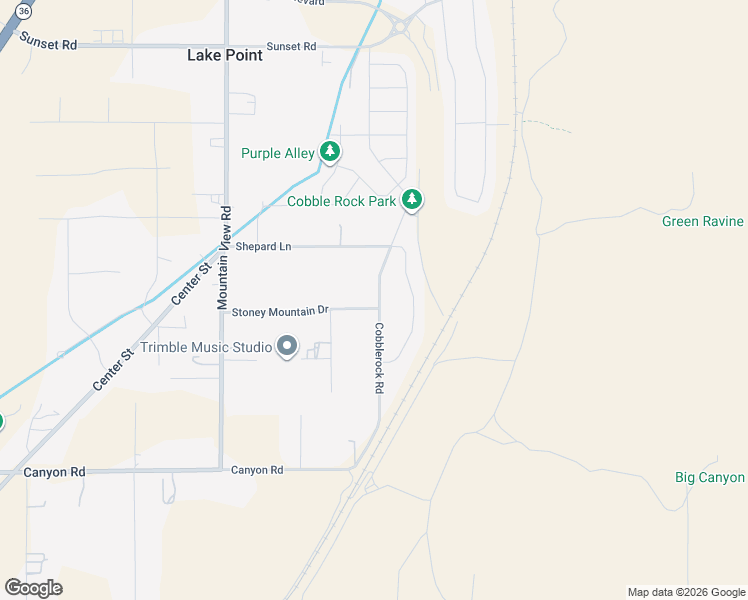 map of restaurants, bars, coffee shops, grocery stores, and more near 2035 Stoney Mountain Drive in Lake Point