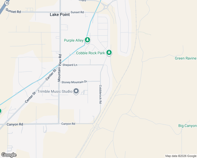 map of restaurants, bars, coffee shops, grocery stores, and more near 2035 Stoney Mountain Drive in Lake Point