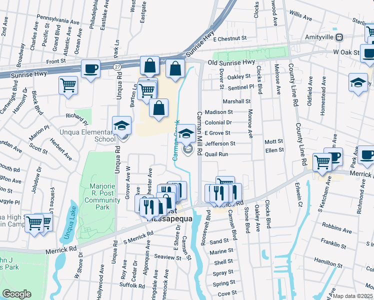 50 Carman Mill Road, East Massapequa NY Walk Score
