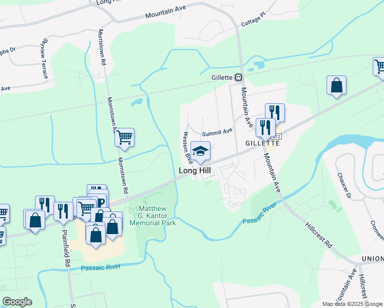 map of restaurants, bars, coffee shops, grocery stores, and more near 29 Western Boulevard in Gillette