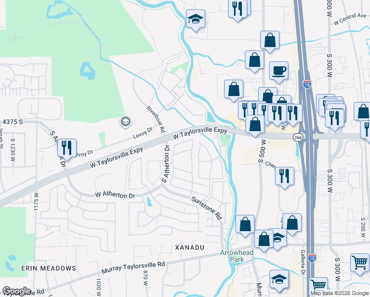 map of restaurants, bars, coffee shops, grocery stores, and more near 760 Monte Bella Drive in Taylorsville
