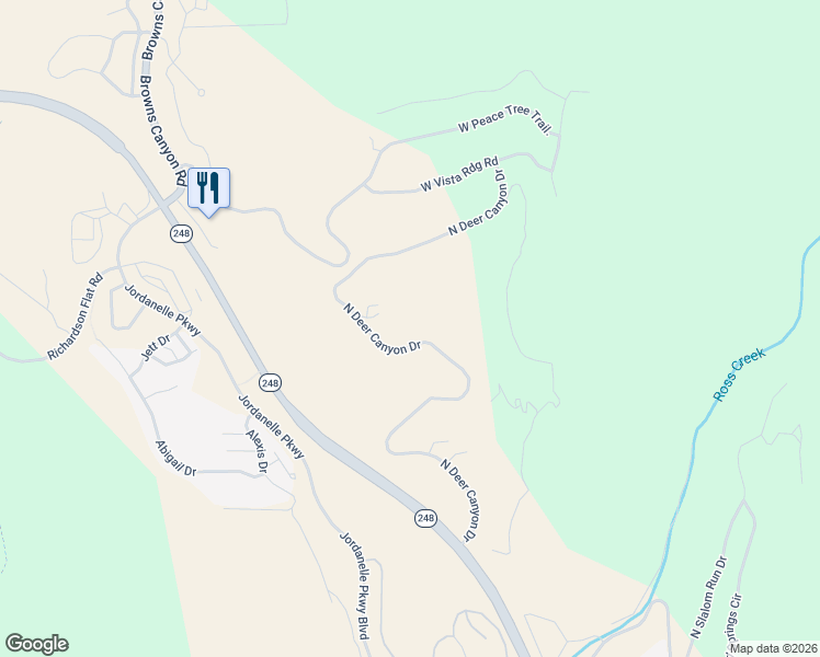 map of restaurants, bars, coffee shops, grocery stores, and more near 13610 North Deer Canyon Drive in Heber City