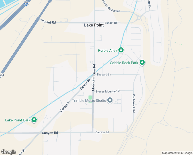 map of restaurants, bars, coffee shops, grocery stores, and more near 7986 Mountain View Road in Tooele