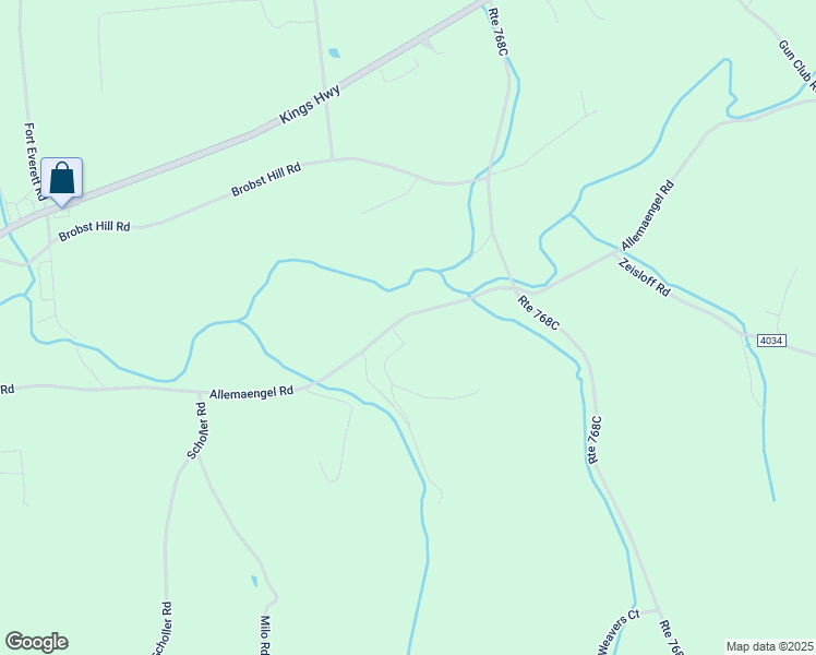 map of restaurants, bars, coffee shops, grocery stores, and more near 7818 Allemaengel Road in New Tripoli