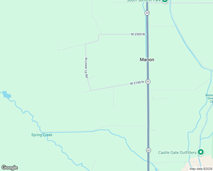 map of restaurants, bars, coffee shops, grocery stores, and more near 320 West 2100 North in Kamas
