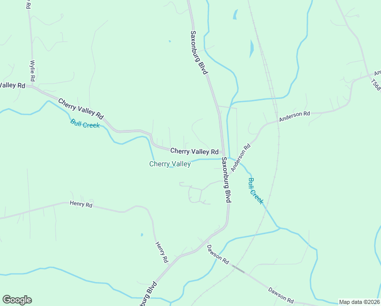 map of restaurants, bars, coffee shops, grocery stores, and more near 119 Cherry Valley Road in Saxonburg