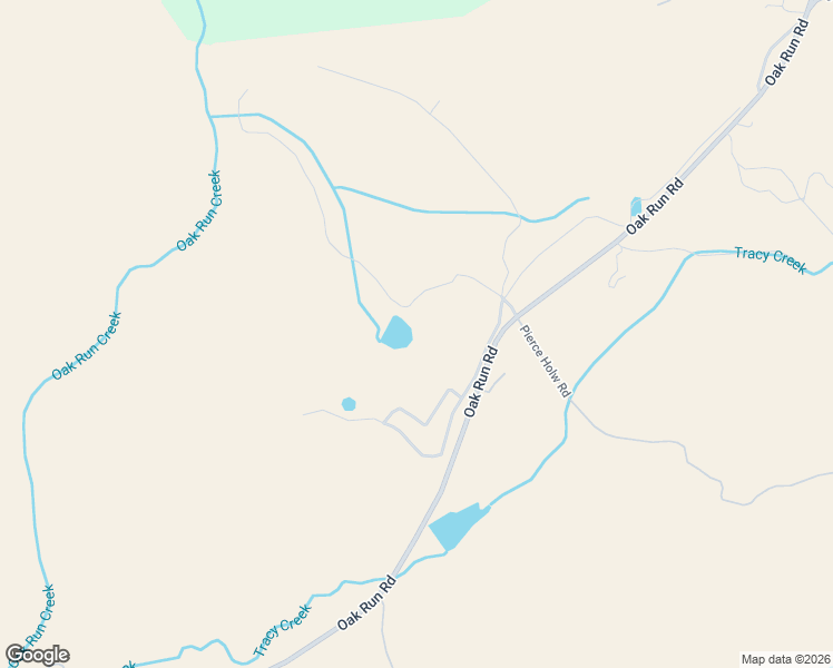 map of restaurants, bars, coffee shops, grocery stores, and more near 26602 Snider Ranch Road in Oak Run