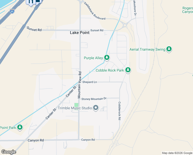 map of restaurants, bars, coffee shops, grocery stores, and more near 1881 Shepard Lane in Tooele