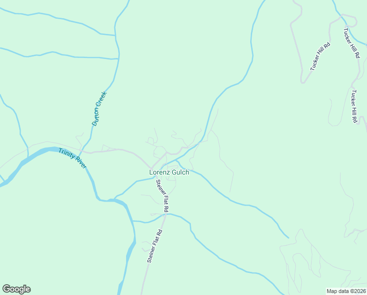 map of restaurants, bars, coffee shops, grocery stores, and more near Lorenz Ranch Road in Douglas City