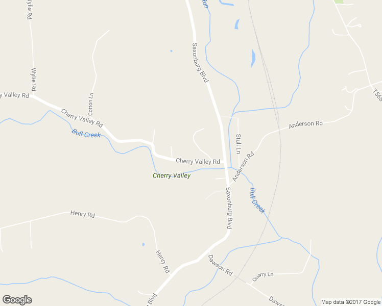 map of restaurants, bars, coffee shops, grocery stores, and more near 119 Cherry Valley Road in Saxonburg