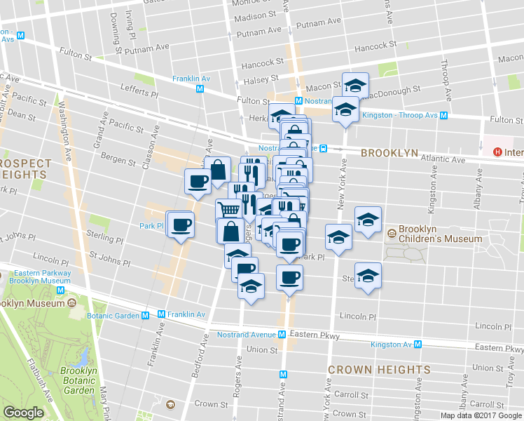 map of restaurants, bars, coffee shops, grocery stores, and more near 653 Saint Marks Avenue in Brooklyn
