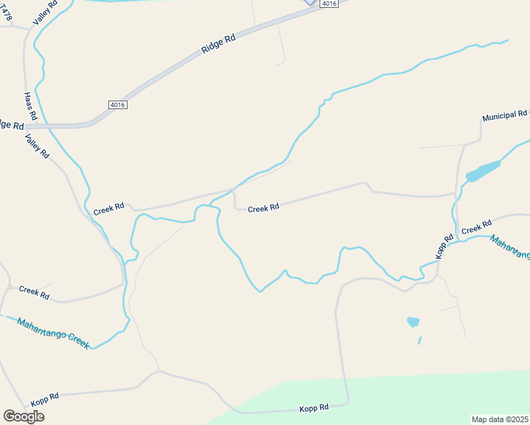 map of restaurants, bars, coffee shops, grocery stores, and more near 114 Creek Road in Klingerstown