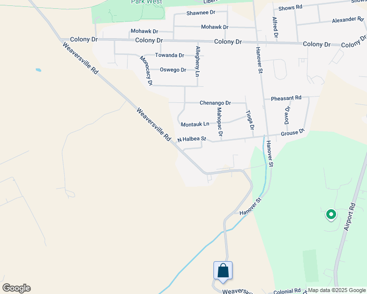 map of restaurants, bars, coffee shops, grocery stores, and more near 5404 South Halbea Street in Bethlehem