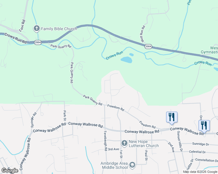 map of restaurants, bars, coffee shops, grocery stores, and more near 25 Holly Hill Drive in Freedom